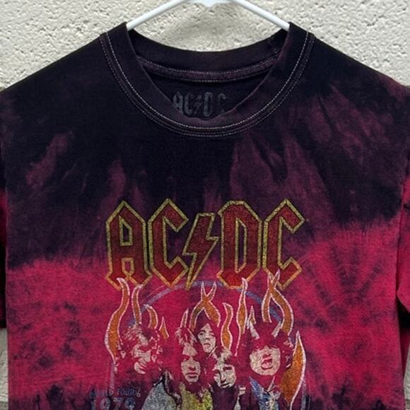 AC/DC Black Tie Dye Tee size S - Picture 9 of 9